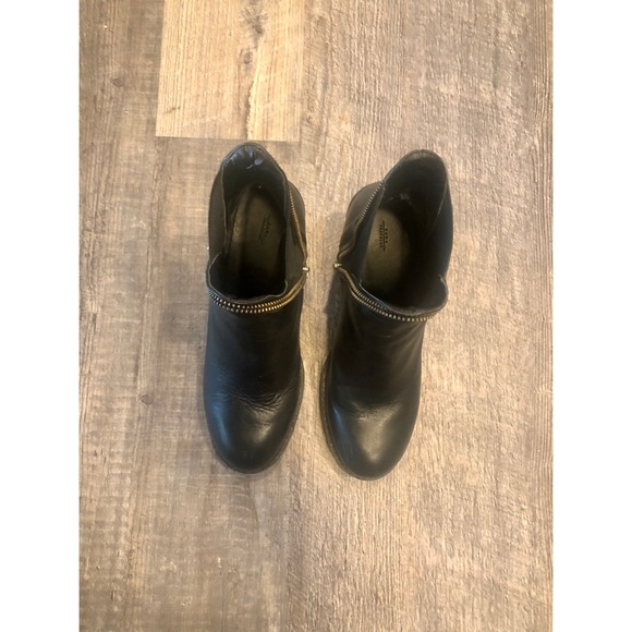 Zara zipper black chunky ankle boots 🖤 - Picture 10 of 13